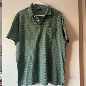 Patagonia Men’s Striped Collar Polo Shirt